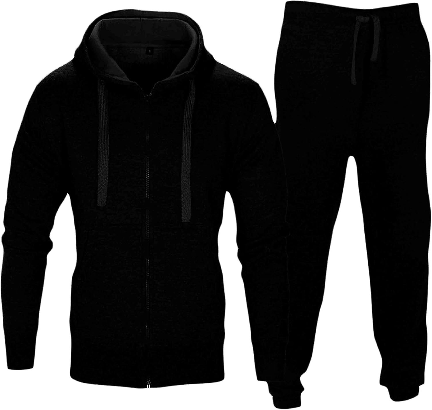 Men's Tracksuit set Athletic 2 Piece Plain Casual Zip up Full Sleeve Jogging Outfit For Men