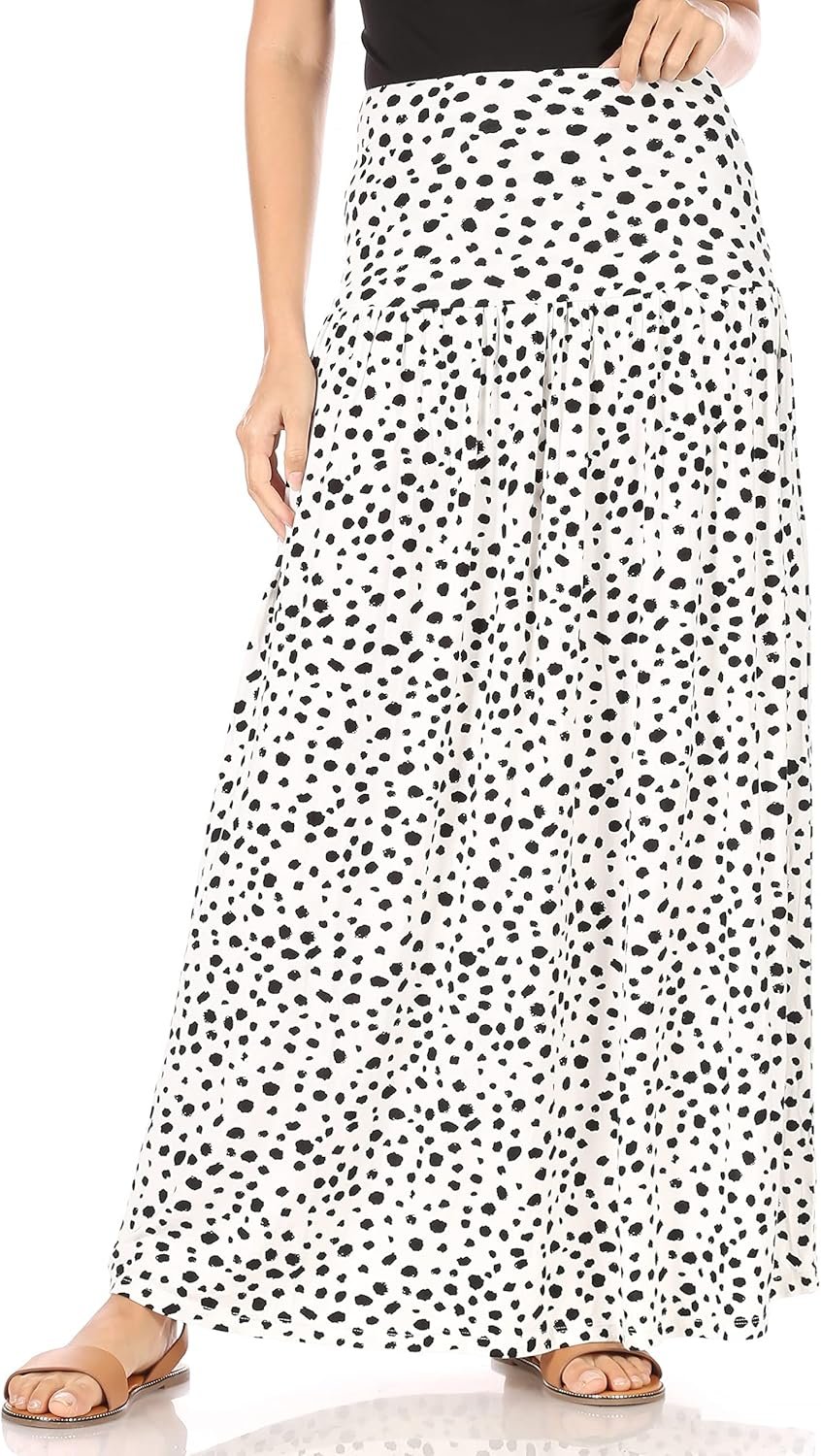 Maxi Skirts for Women Ankle Length Skirt Casual Long Skirt High Waisted Maxi Skirt Reg and Plus Size Skirt Long Skirt